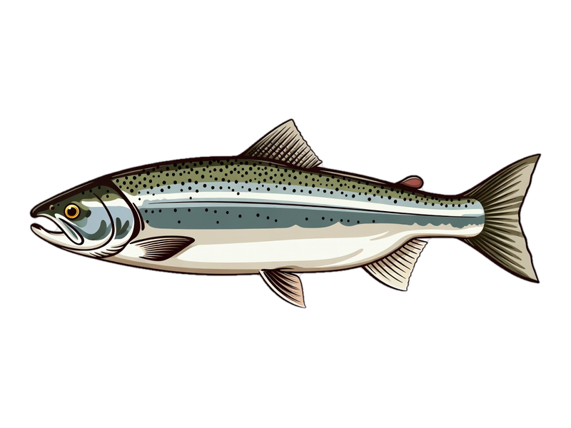 Chinook salmon species caught on Lake Ontario fishing charters with professional fishing guide